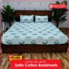 Double Circled Pattern bed sheet