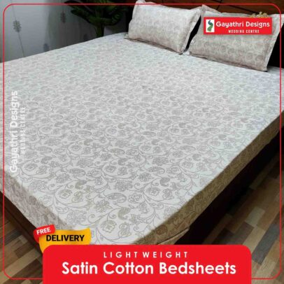 mehandhi printed cotton bedsheet